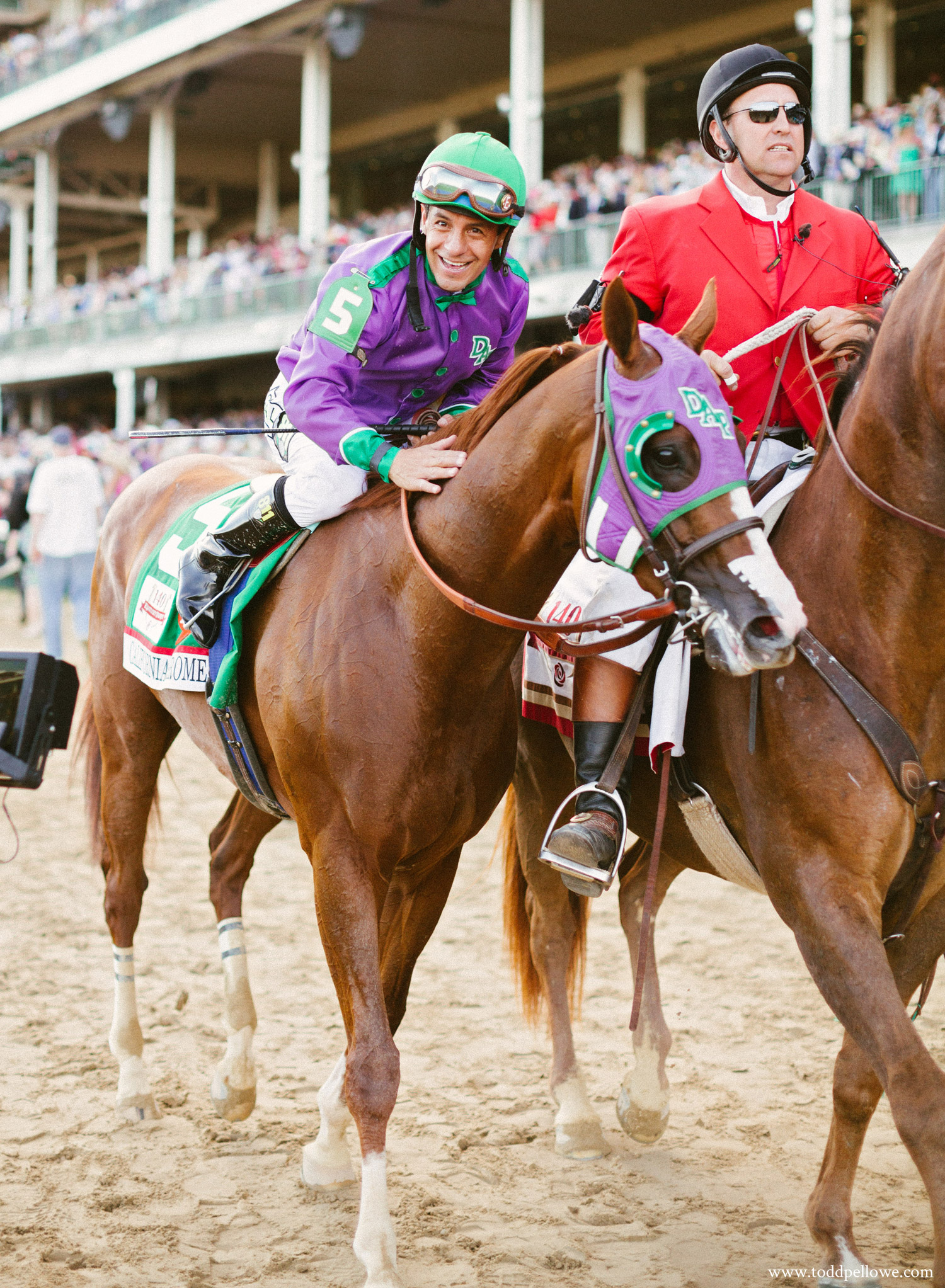 Victor Espinoza after winning the Kentucky Derby