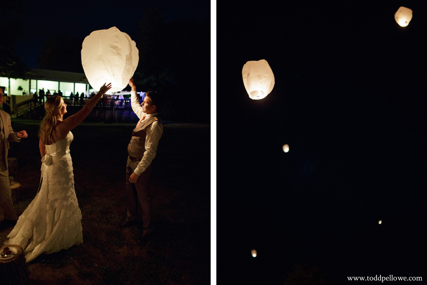 Louisville wedding lanterns