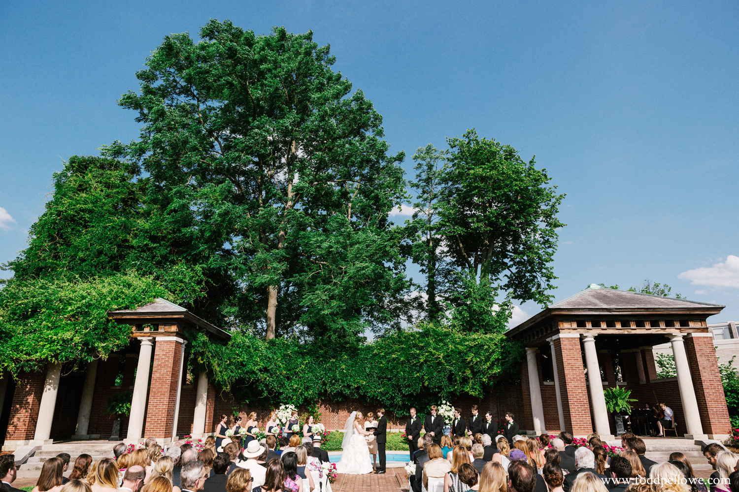 Louisville outdoor wedding ceremony