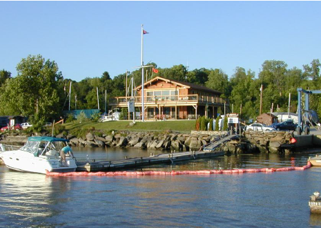 Boom is fully deployed from vessel and secured to Service Dock.