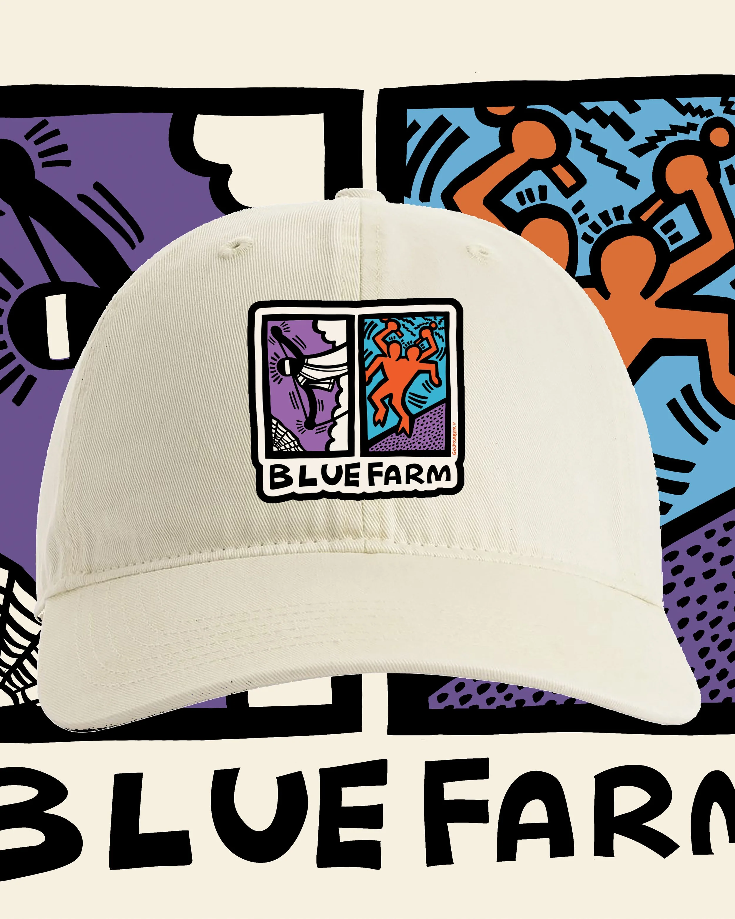 ***GOLDSABER*** BLUE FARM GOATED CAP