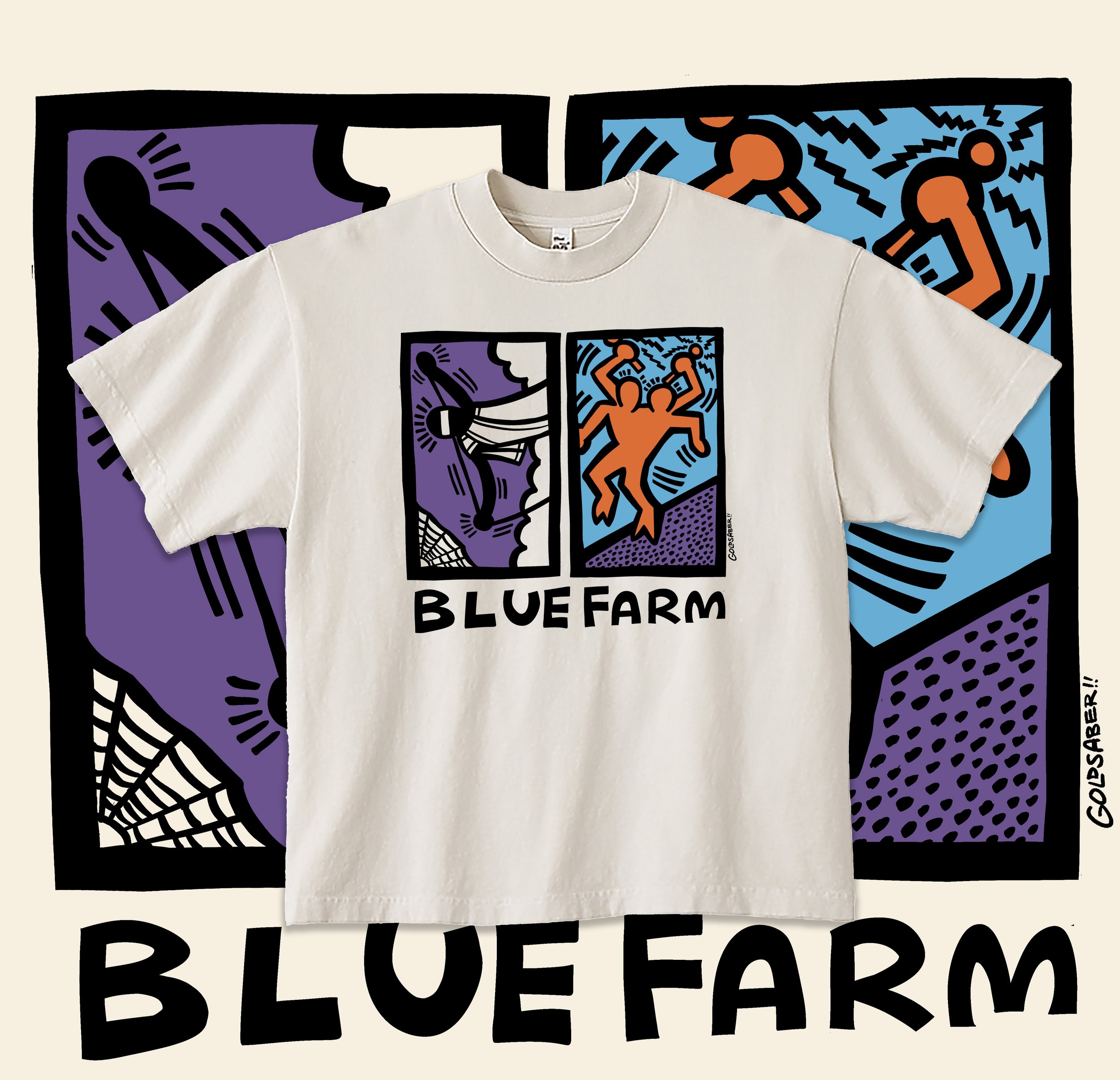 ***GOLDSABER*** BLUE FARM SHIRT
