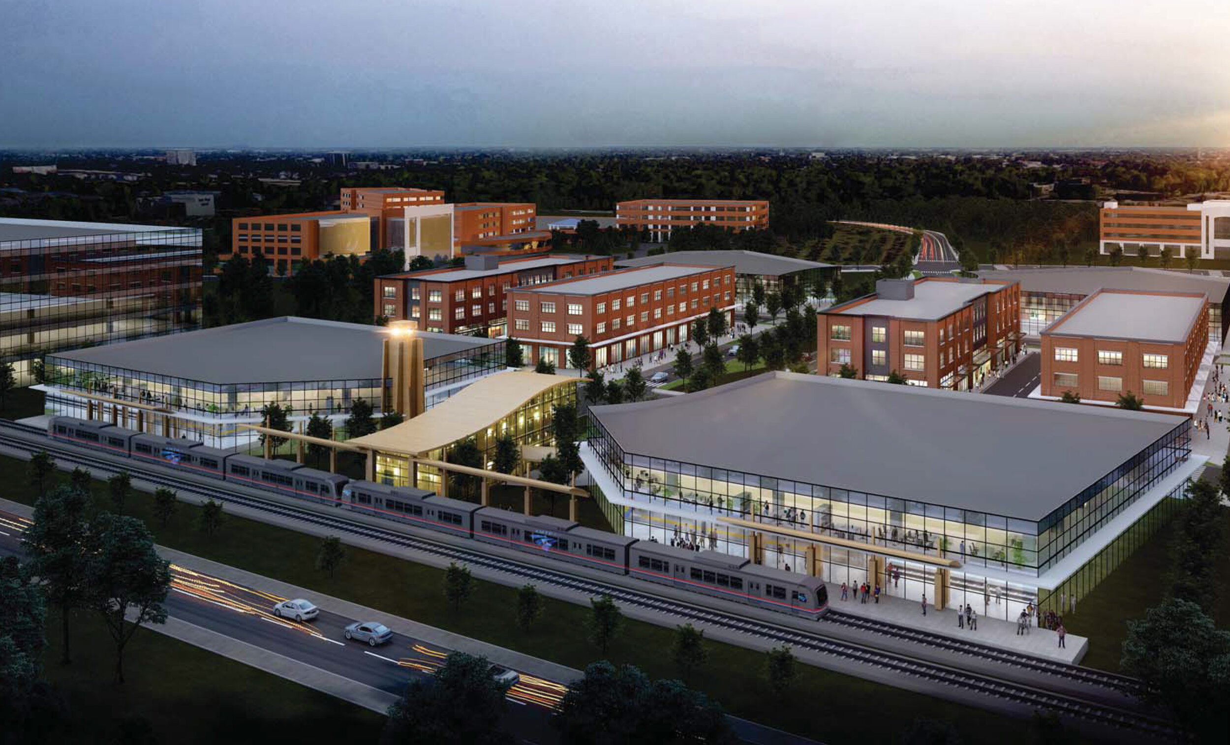 Suburban Baton Rouge Station conceptual rendering