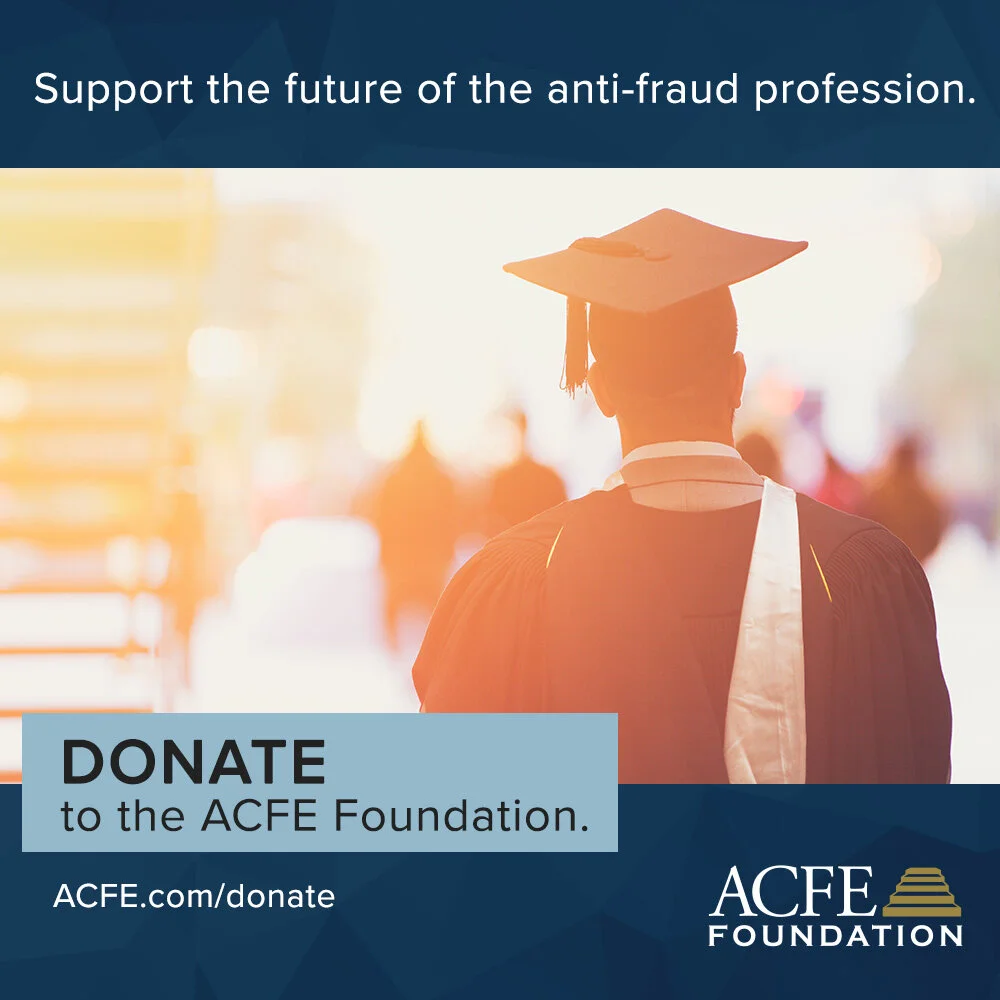 Don't Forget to Make Your 2020 Donation to the ACFE Foundation