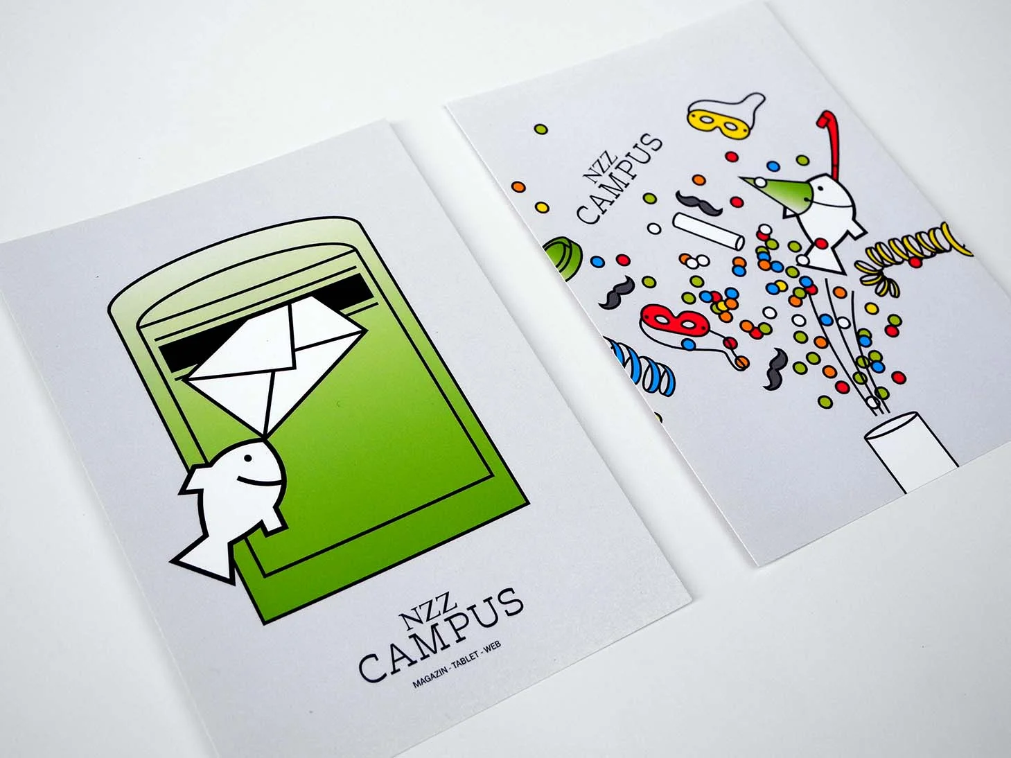 NZZ Campus postcards