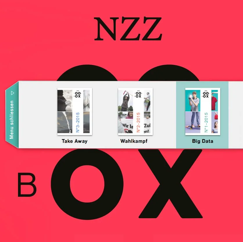 Prototyp Website NZZ Toolbox 