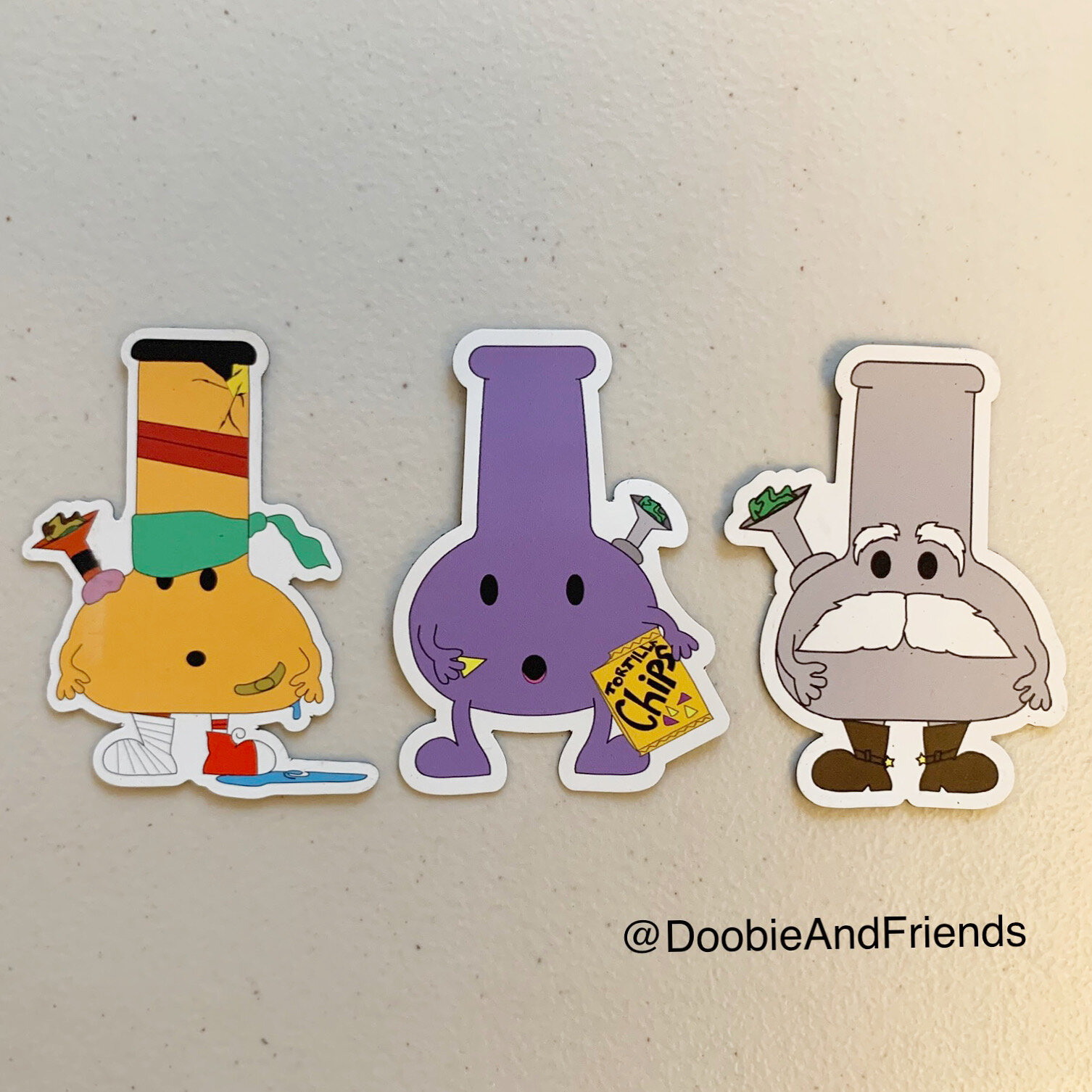 Character Stickers and Magnets