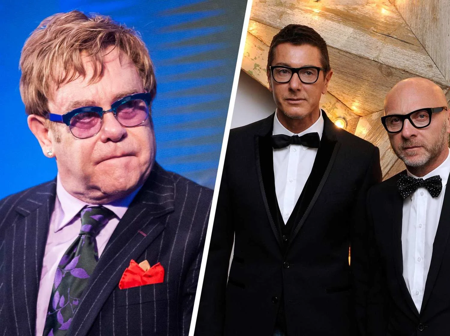 Elton John Fires At Dolce and Gabbana