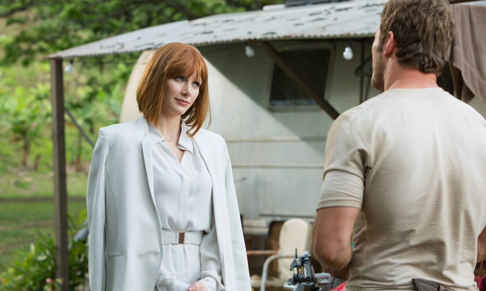 On Claire Dearing in 'Jurassic World'