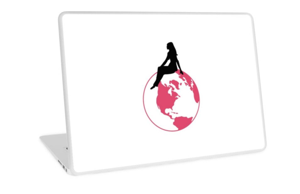 World Girl Laptop Skin