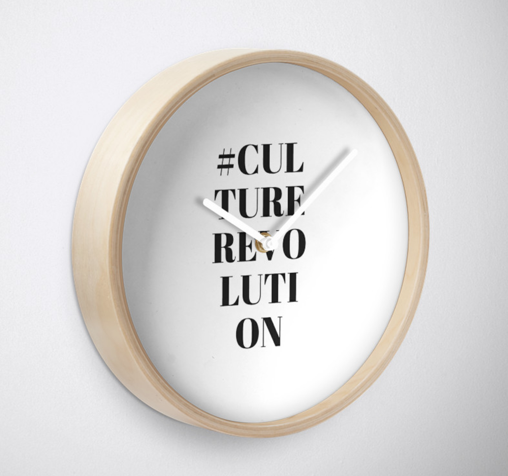 Hashtag Wall Clock