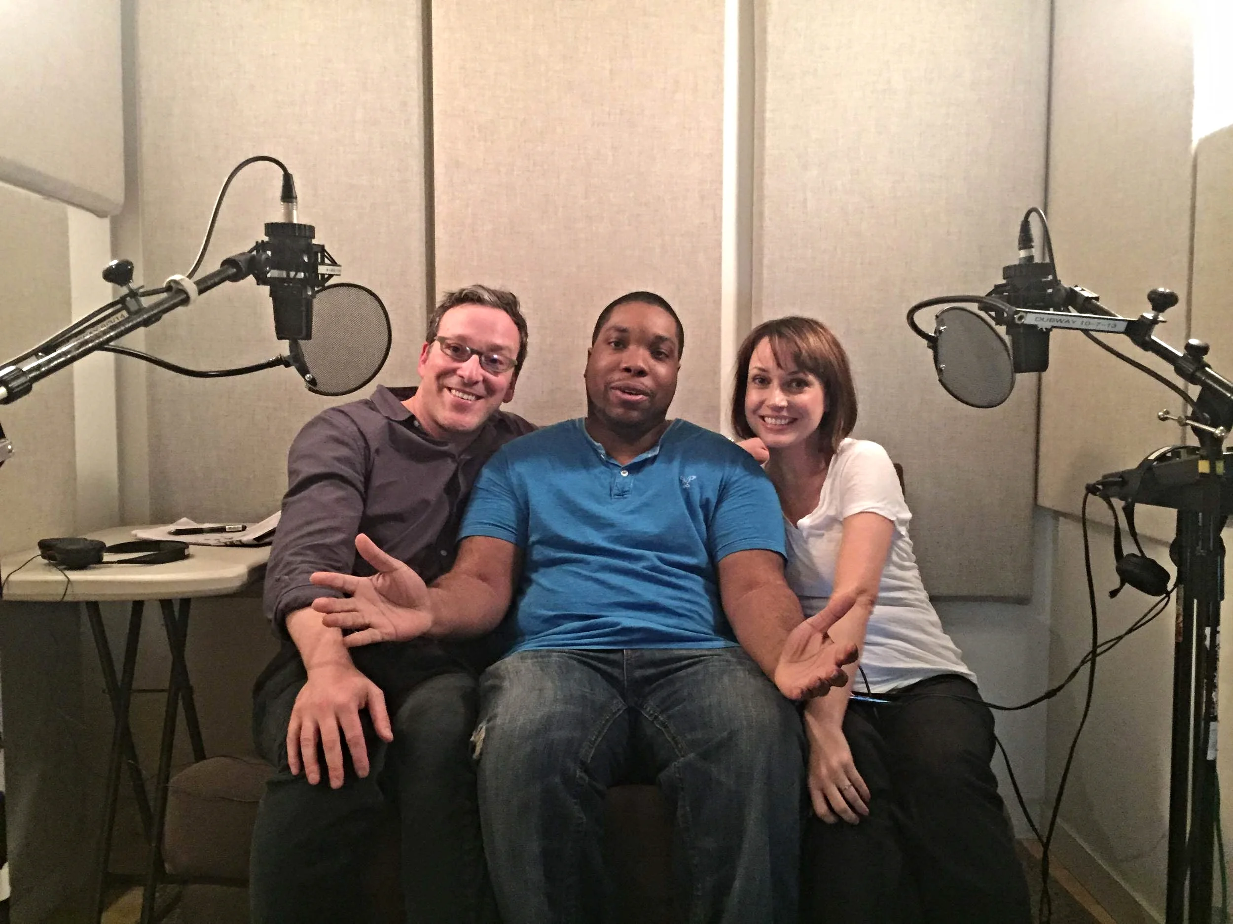 Jeremy Shamos, Rashid Ramkissoon and Julie Ann Emery