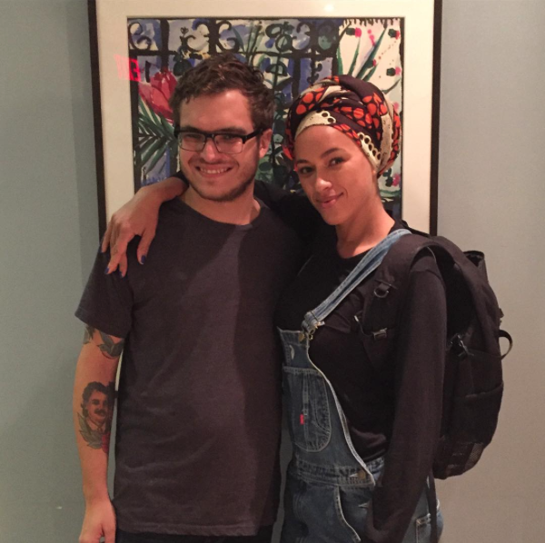 Engineer Zac Suskevich and Michelle de Swarte