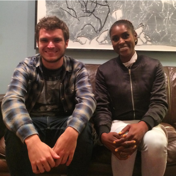  Engineer Zac Suskevich with Issa Rae 