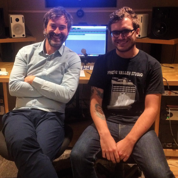  Engineer Zac Suskevich with Mark Duplass 