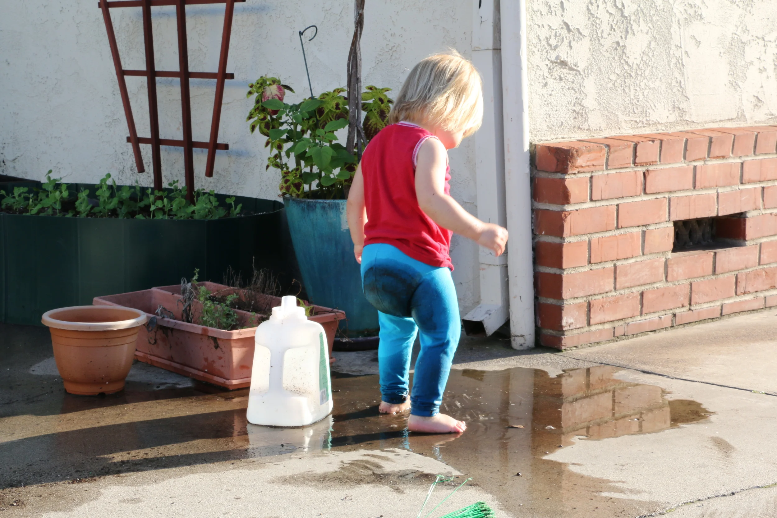 It is pretty good for making mud pies