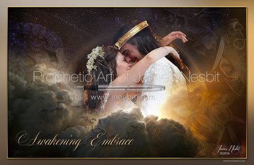 Awakening Embrace between Jesus Christ and the Bride of Christ