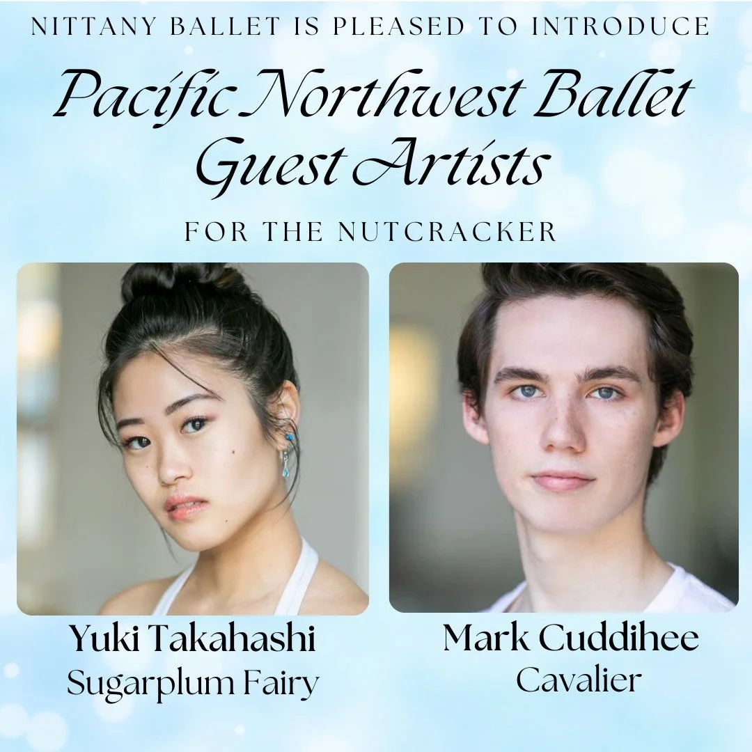 It's an incredible treat to have guest artists of this caliber perform with us. Our dancers get to work alongside professionals from one of the premiere US ballet companies, and our audiences get to enjoy their artistry and athleticism. @yukitkhs  @m