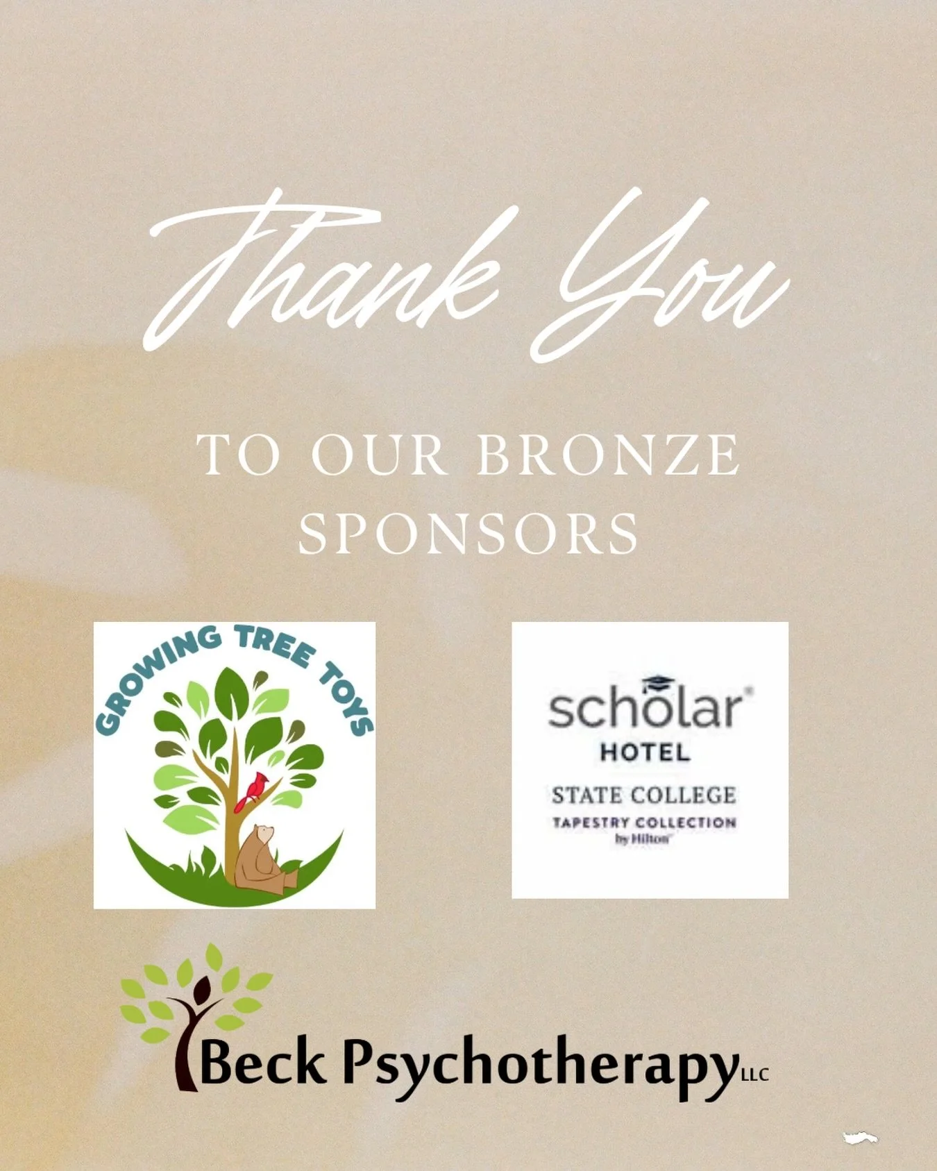 Nittany Ballet wants to thank our bronze sponsors for this year&rsquo;s production of The Nutcracker. Please make sure to support these great local businesses who have chosen to support the arts in our community!
Thank you Growing Tree Toys (@growing