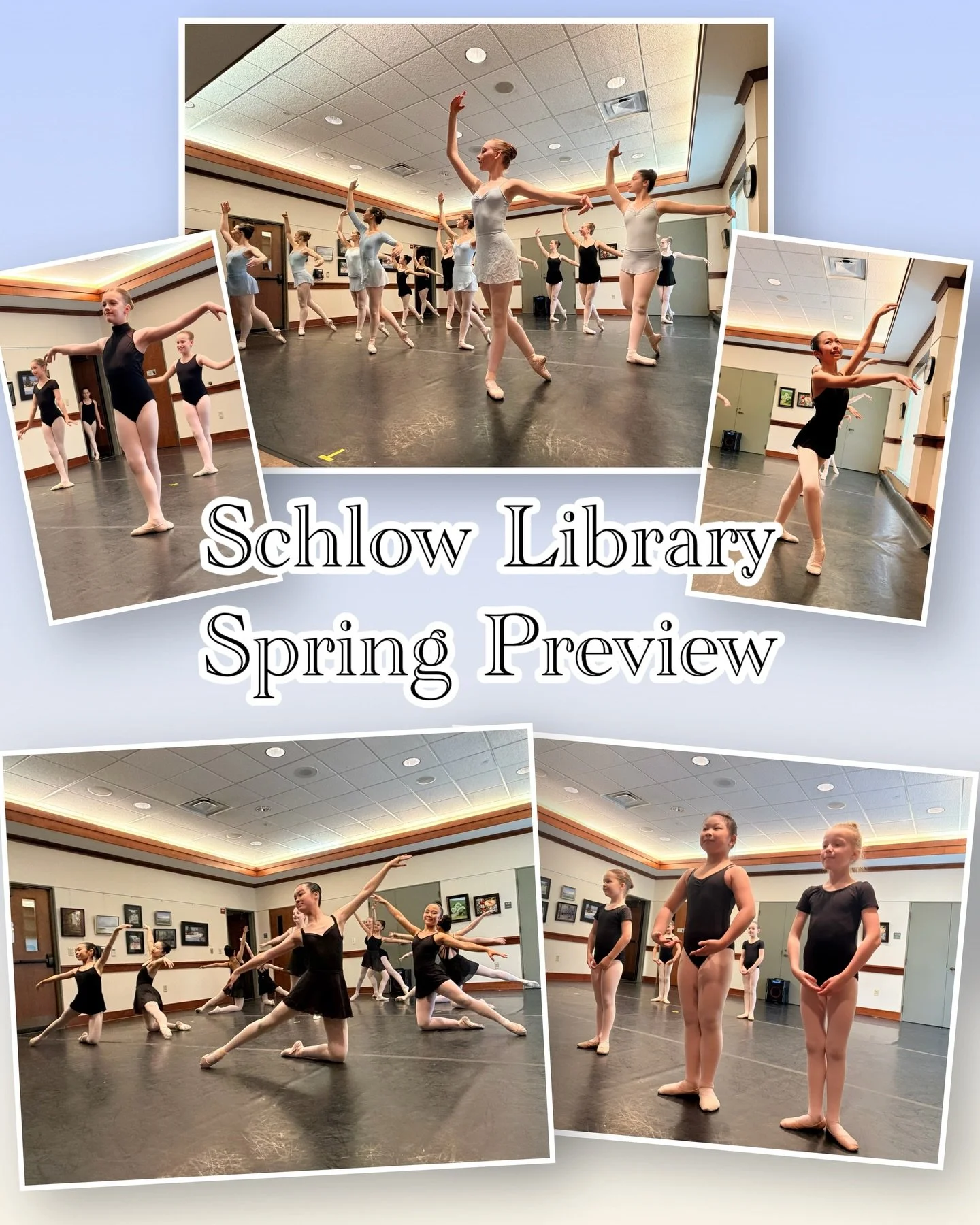 Thank you @schlowlibrary for letting us share the joy of ballet with the community last Sunday. The audience watched dancers at all levels share excerpts from our upcoming spring performance. You can support or organizations like ours and the library