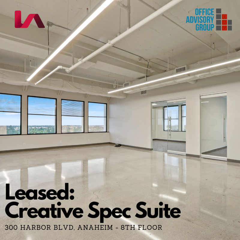 Leased Creative Spec Suite The Office Advisory Group