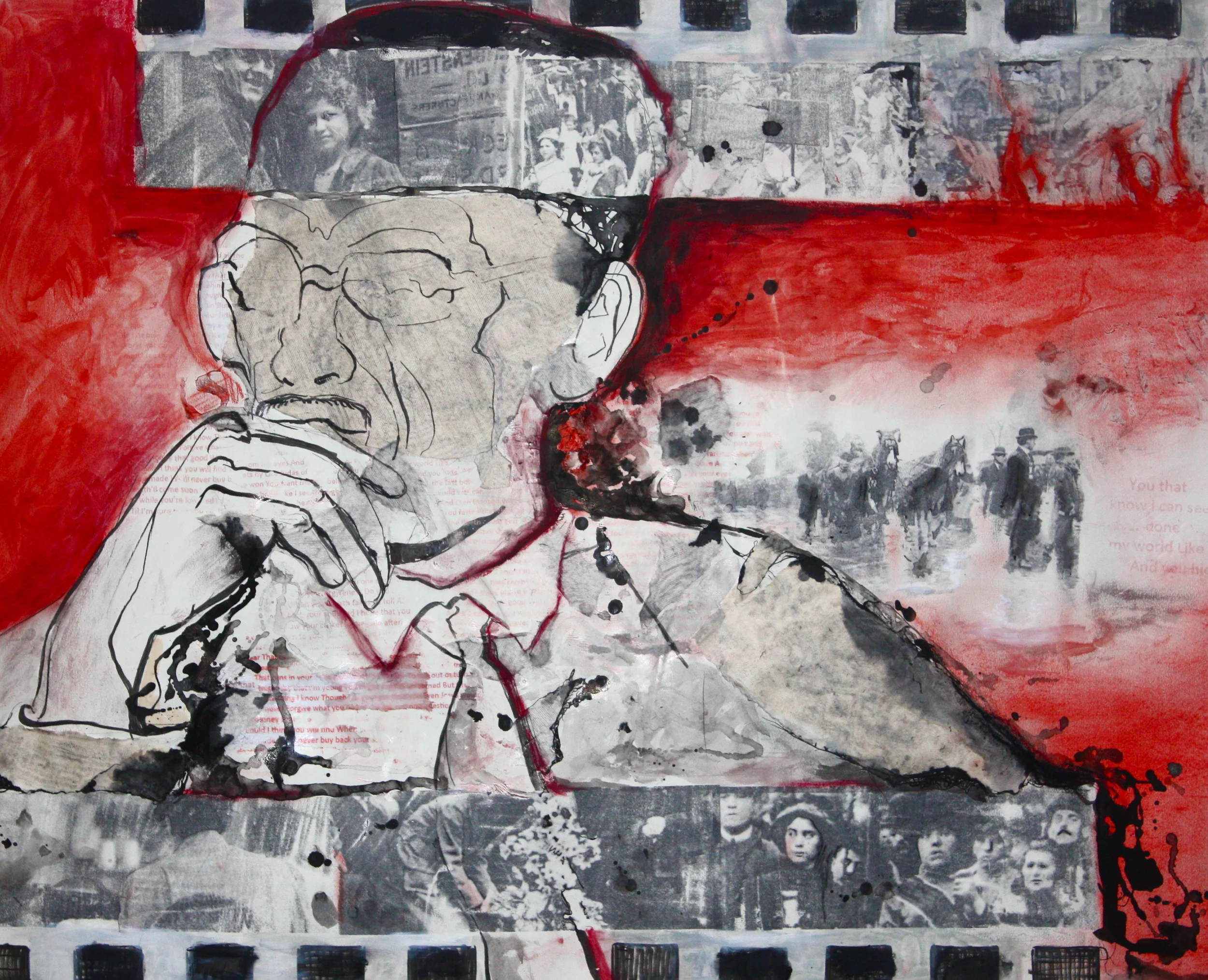  mixed media on paper, 2011. 