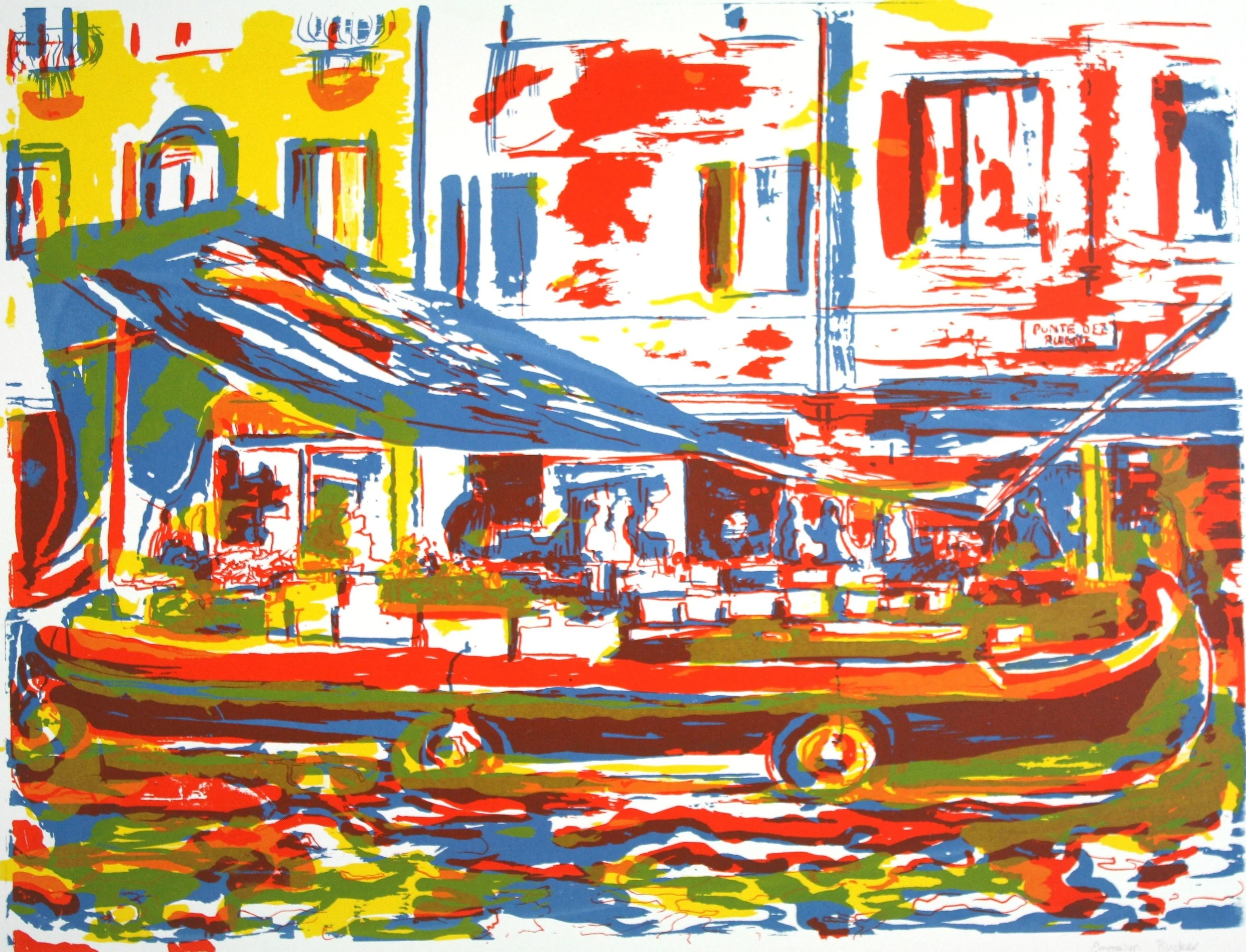  three color screenprint, 2011. 