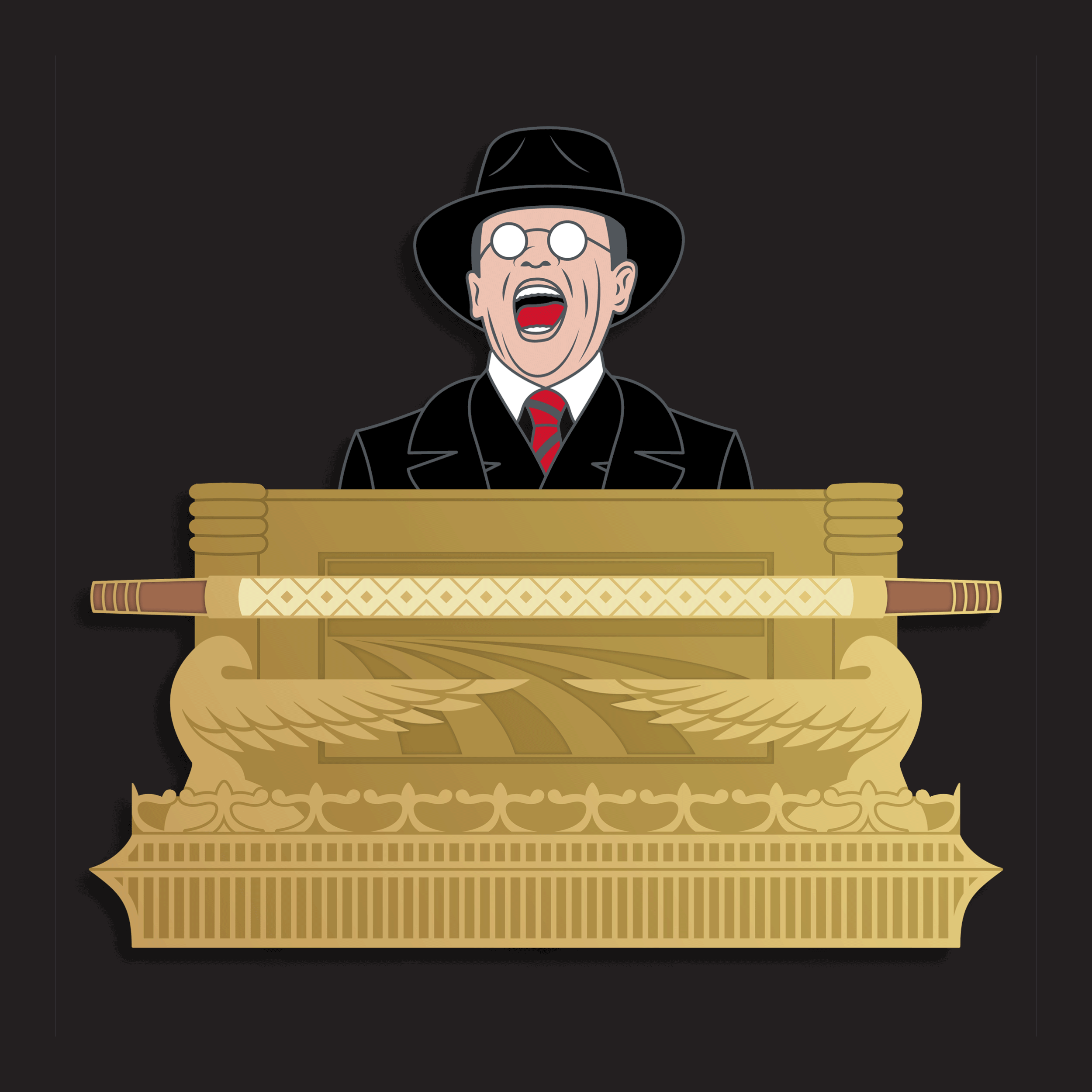 Face Melt Enamel Pin - PRE-ORDER