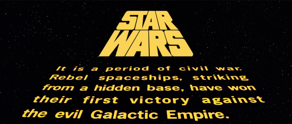 Spiksplinternieuw The Typography of Star Wars — MacGuffin Goods HF-84