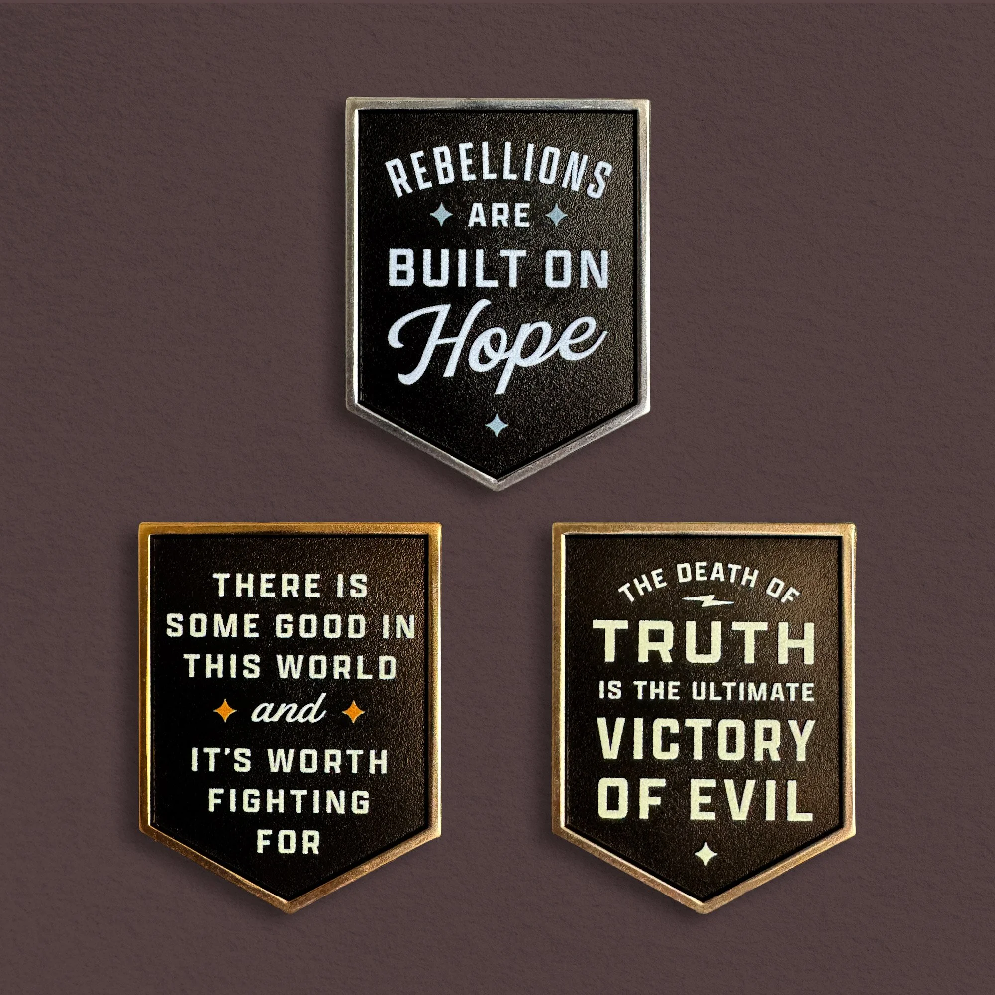 Camp Flag Enamel Pin Collection