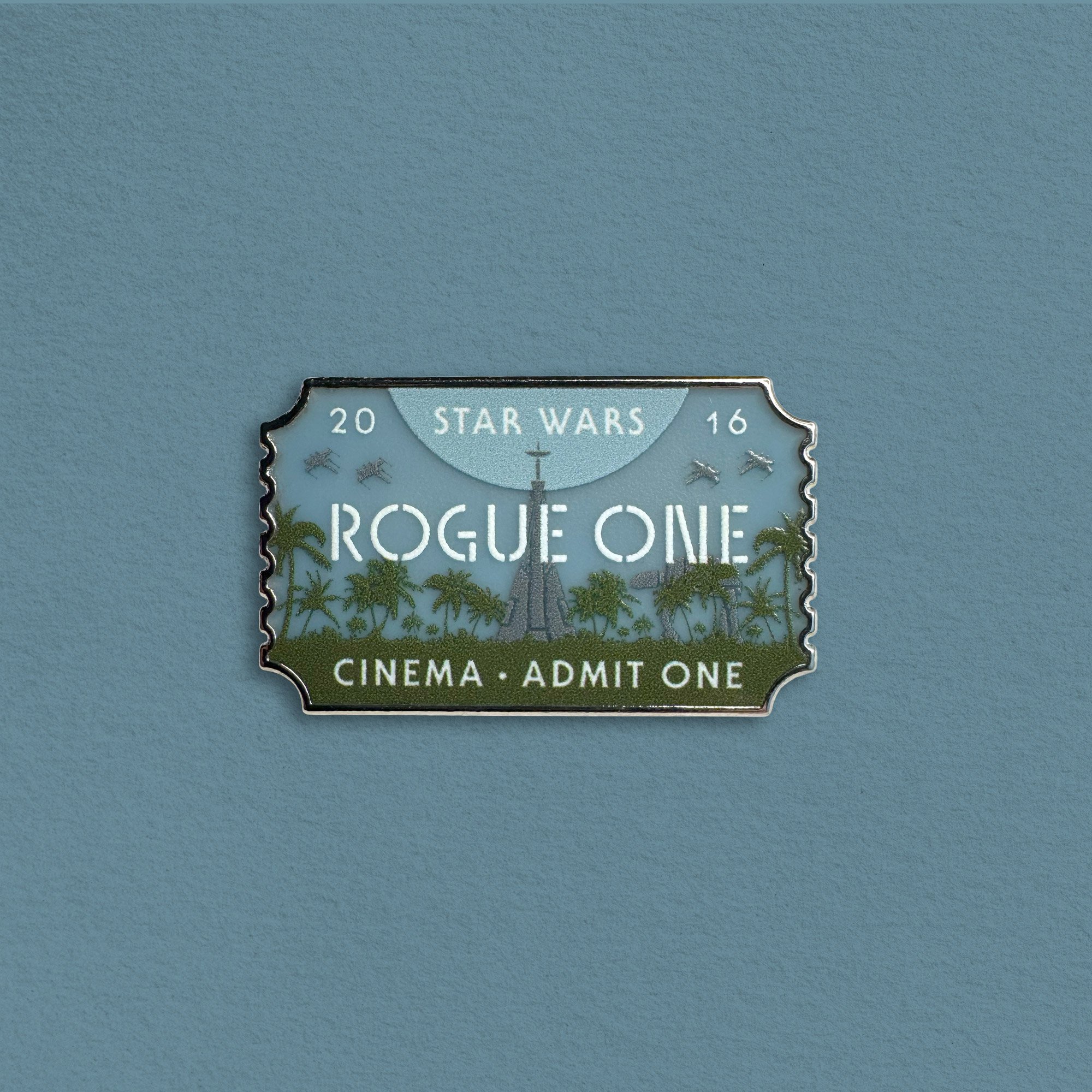 Rogue One Ticket Enamel Pin