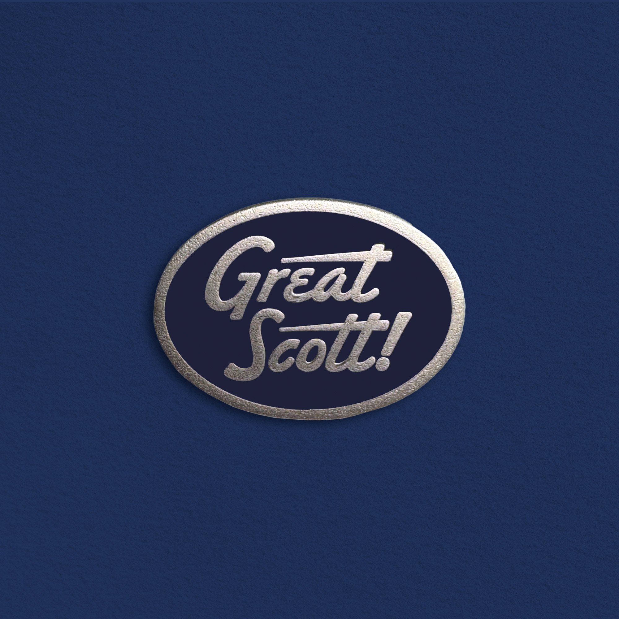 Great Scott Enamel Pin