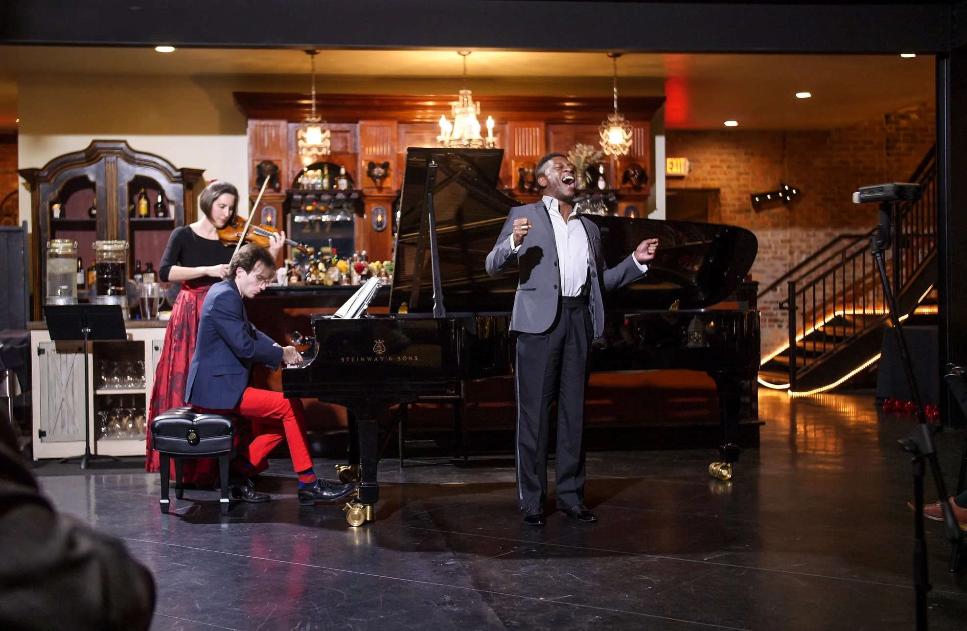 Clayton Piano Festival 5th Annual Valentines Gala, with Jonathan Levin (piano) and Curtis Bannister (tenor). Brick & Mortar in Clayton, NC