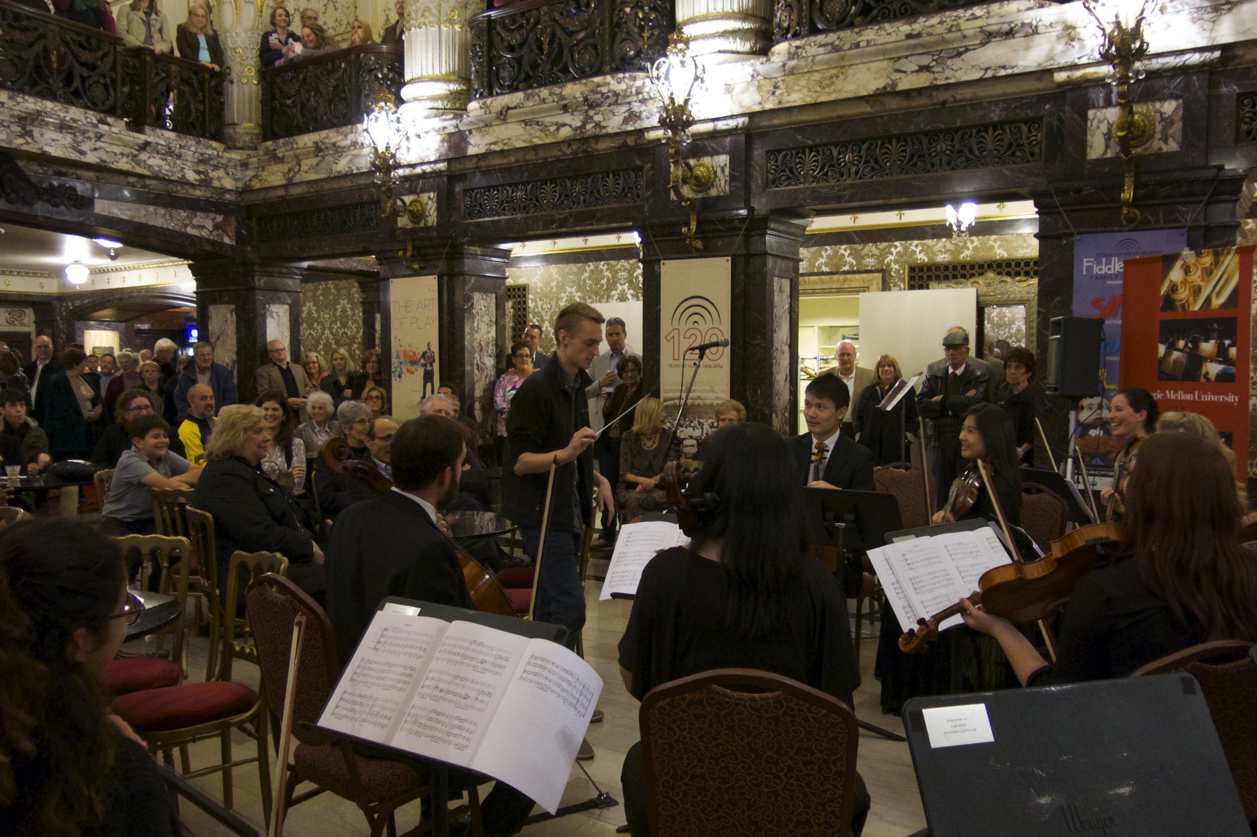 Pre-concert at the Pittsburgh Symphony