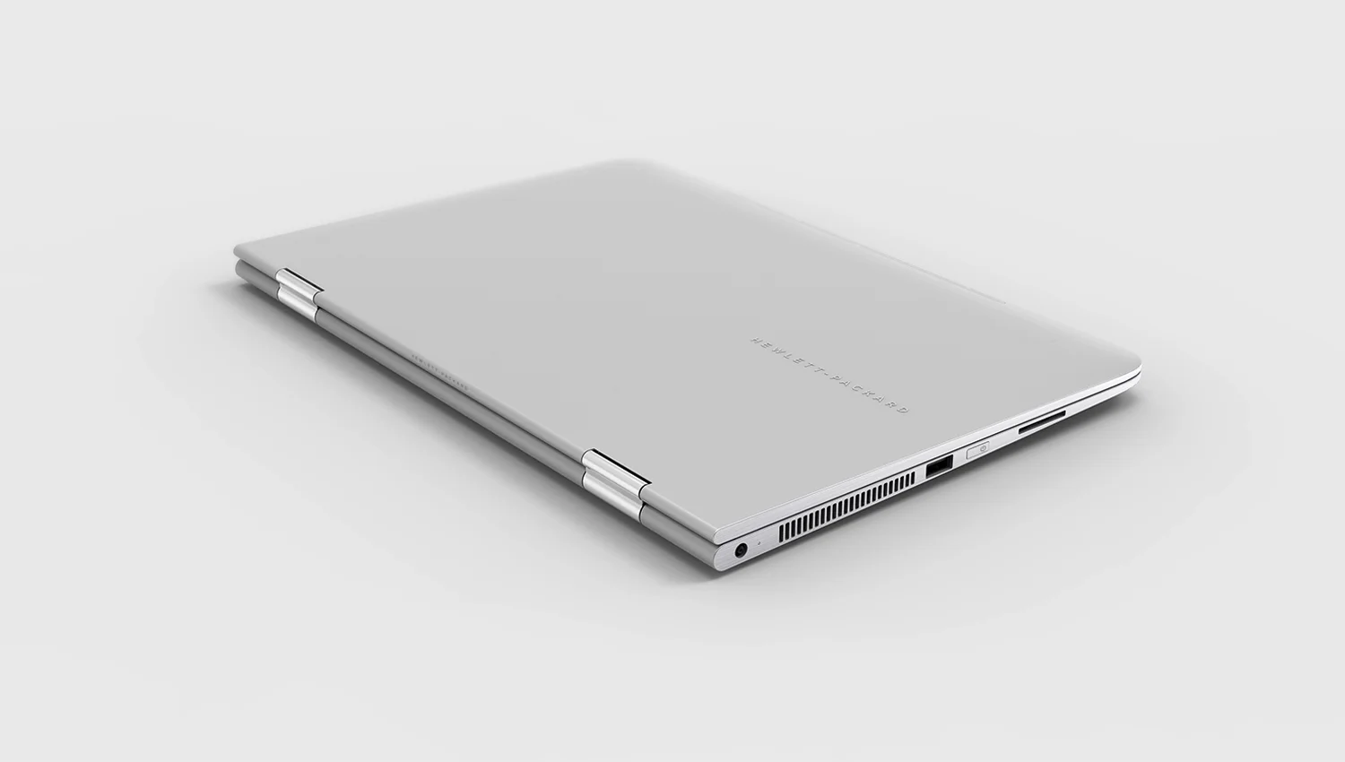 The overall design is kept in a simple form which helped to amplify the beauty of its material. And the simplification and reduction of noise lead to a removal of transitional HP logo for a more sophisticated word logo.