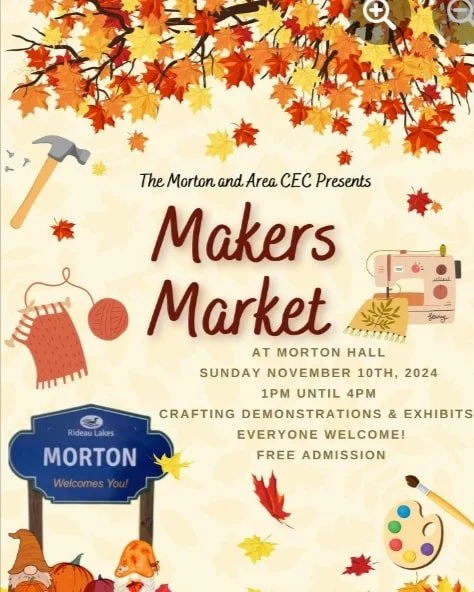 We're proud to be one of the local &quot;makers&quot; promoting our craft this Sunday at the historic Morton community hall down the road.  Come learn more about organic farming &amp; cheesemaking as we join other artisans including a seamstress, wea