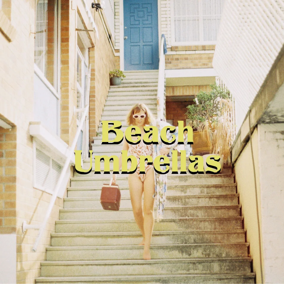 Vintage Beach Umbrellas