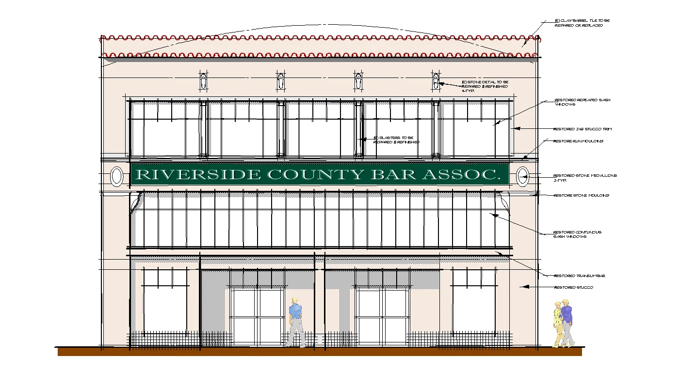 BAR Assoc. Front Elevation