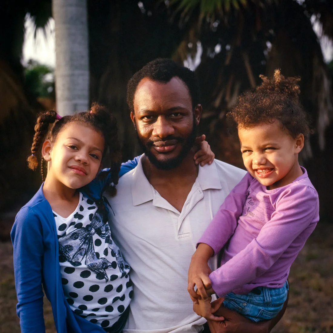 Mark with Shea & Sierra, 2015, for 52 Portraits Project
