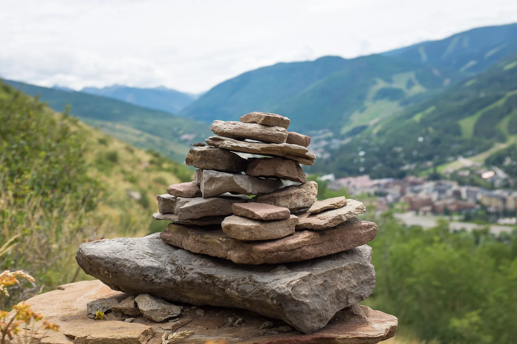 Cairn above Vail, Colorado, 2014