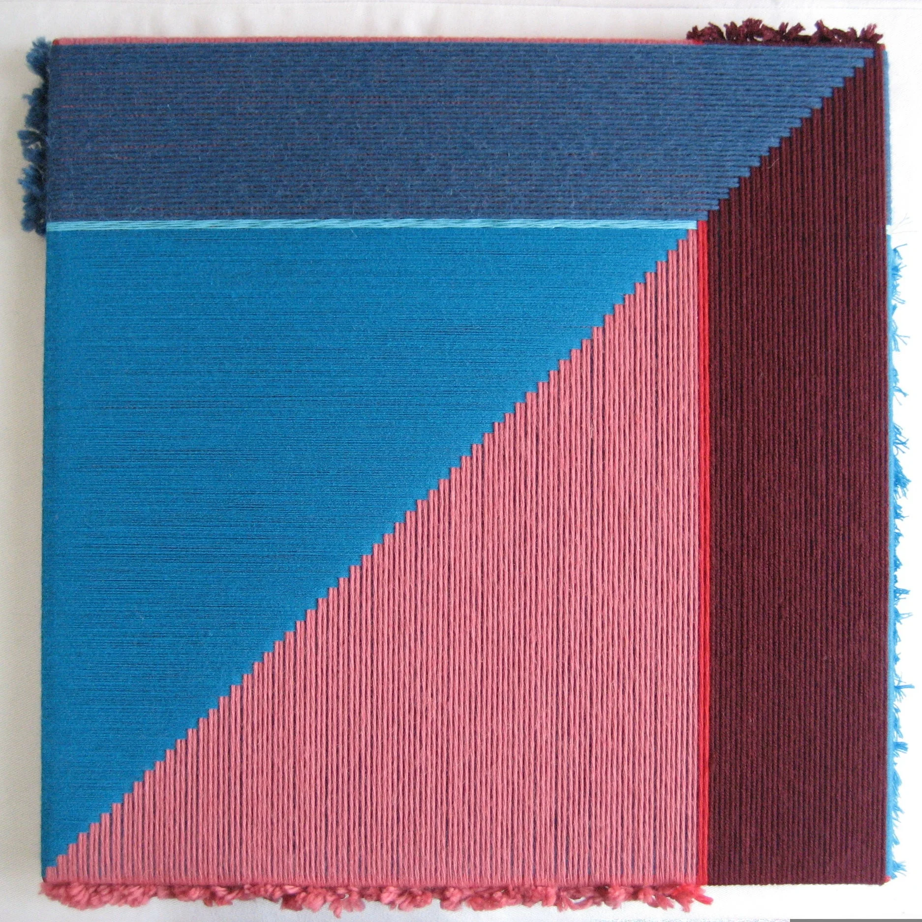 derby 2007 cotton, wool 19 x 19 in.