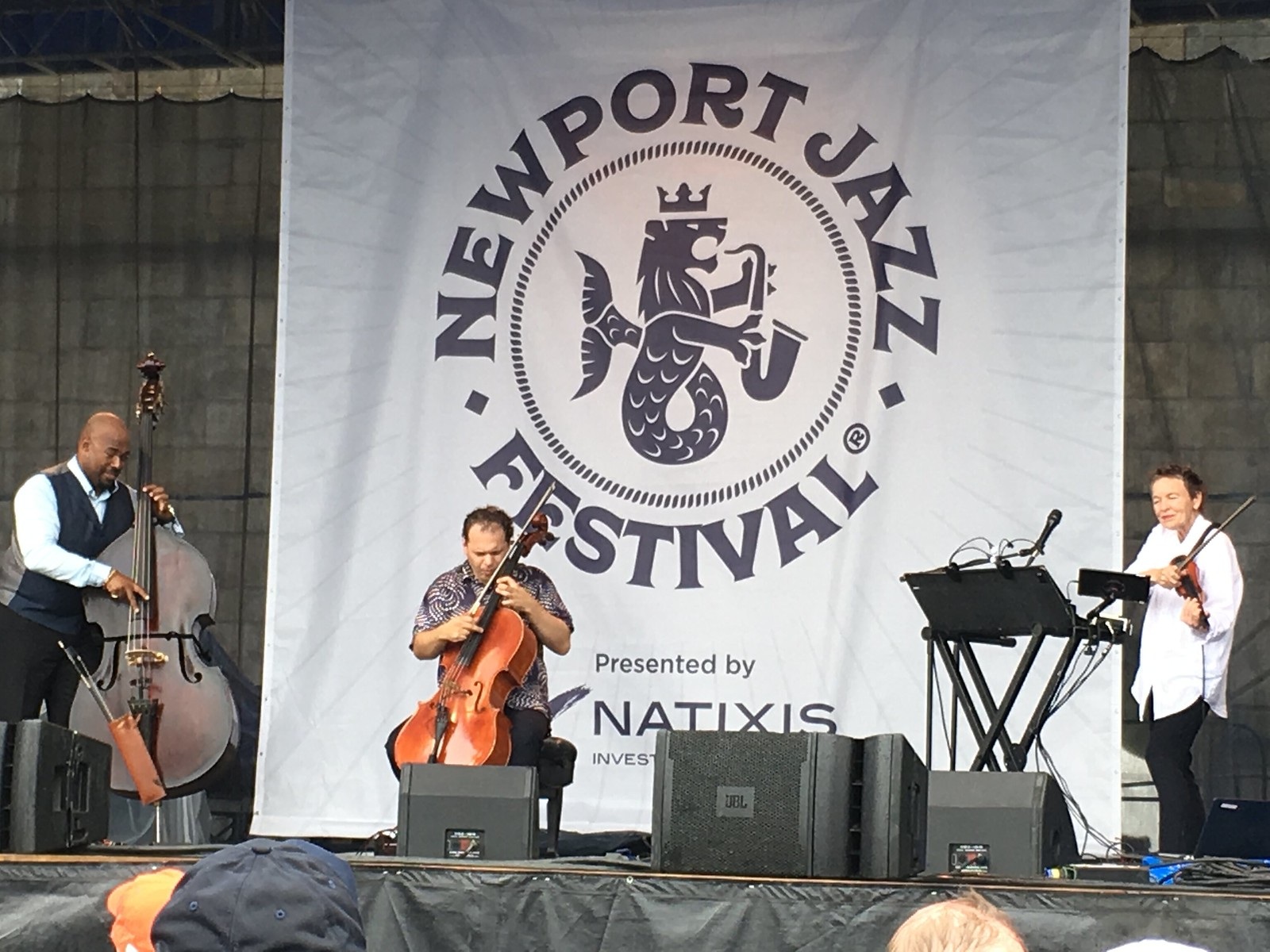  Rubin performs at Newport Jazz Festival 2018 with Laurie Anderson and Christian McBride. 