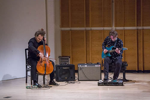 Rubin performs with Steve Mackey at Merkin Hall in honor of Fred Sherry’s 70th birthday. 
