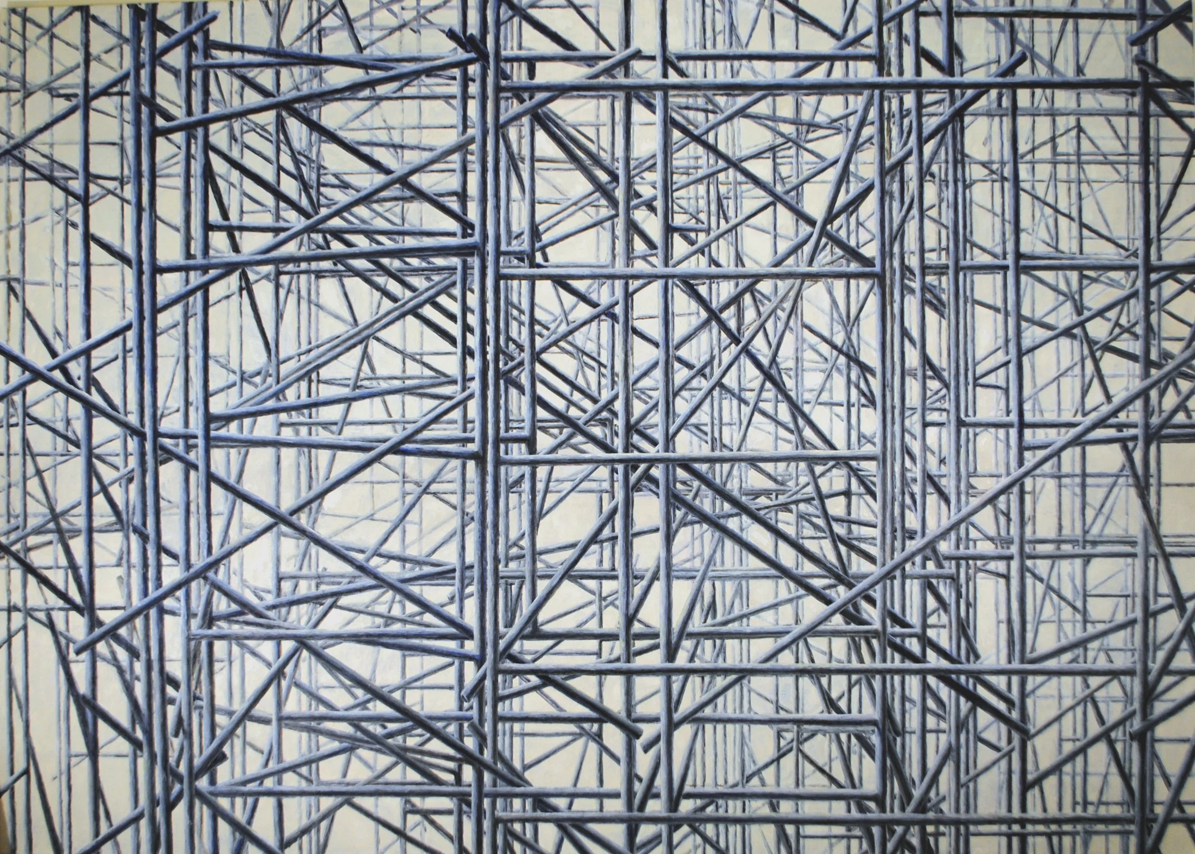 At Your Own Risk   78” X 110”, Oil on Canvas