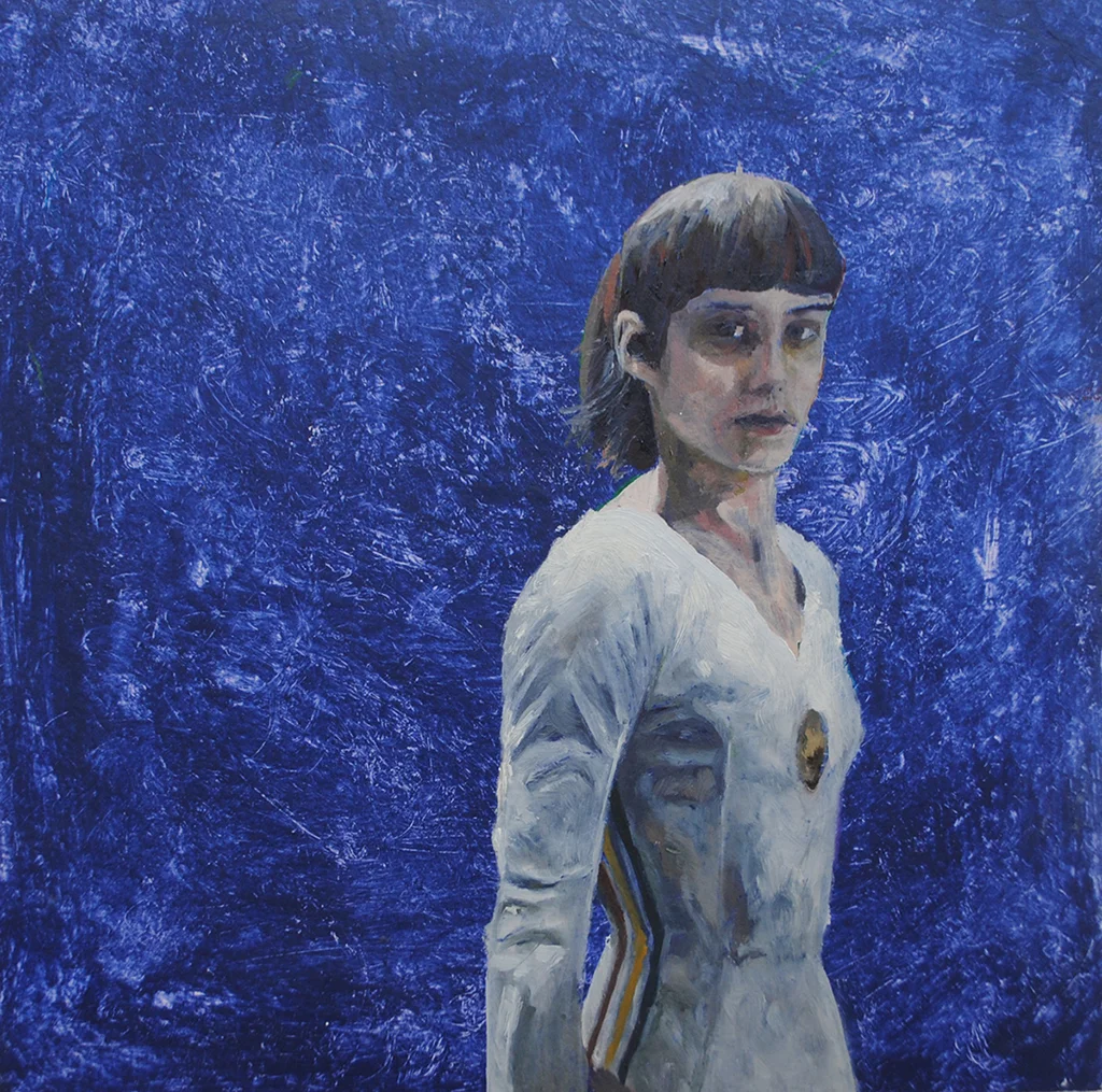 Thought I Did Better,  10” 10”, Oil and acrylic on board, 2014