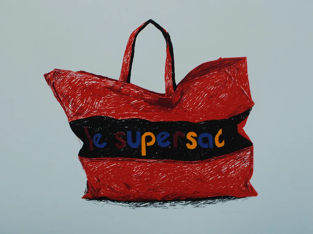 Le Supersac, 22”x 26”, Screenprint, edition of 11, 2013