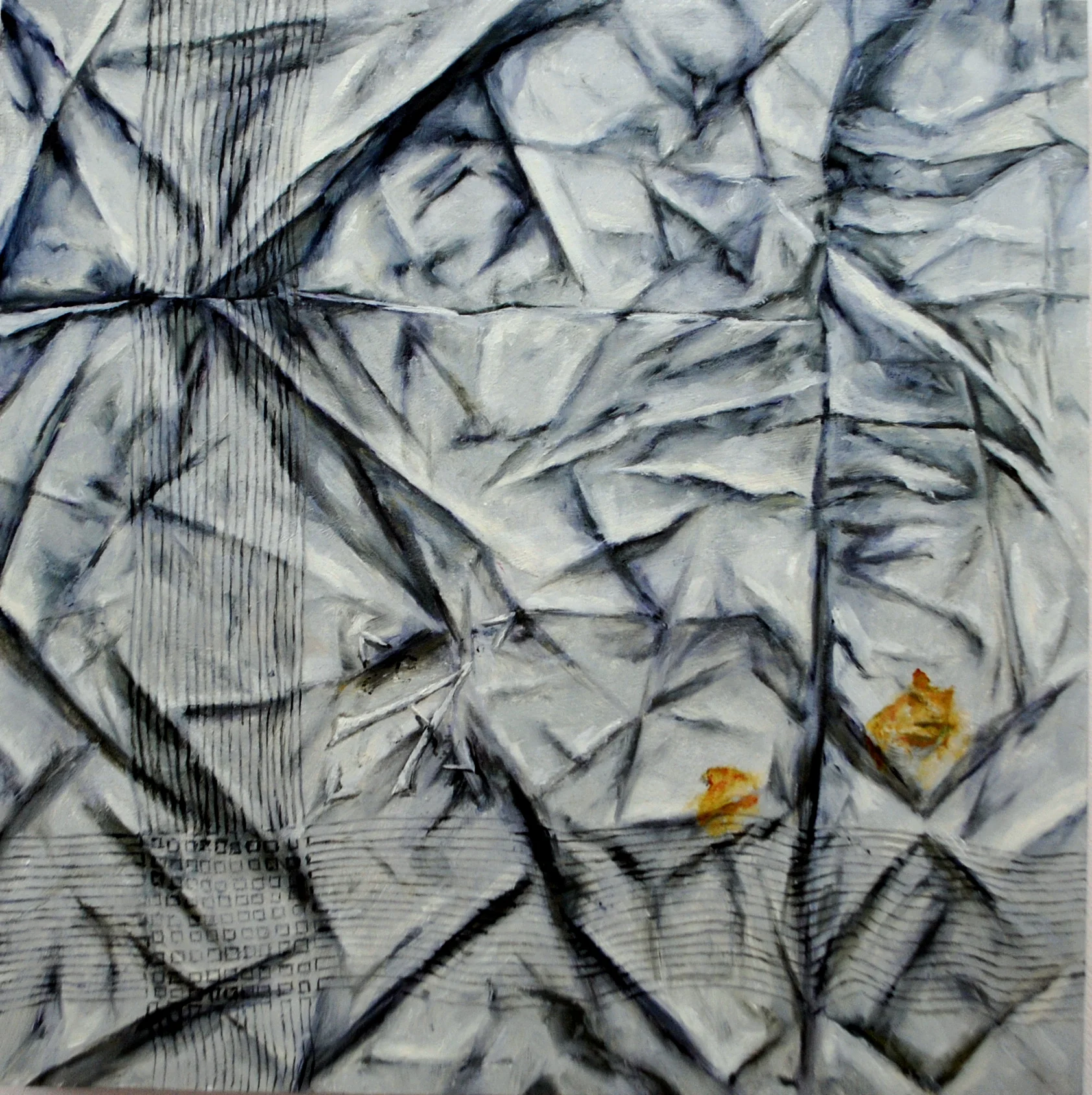 Handkerchief, 12” x 12”, Oil on canvas, 2014