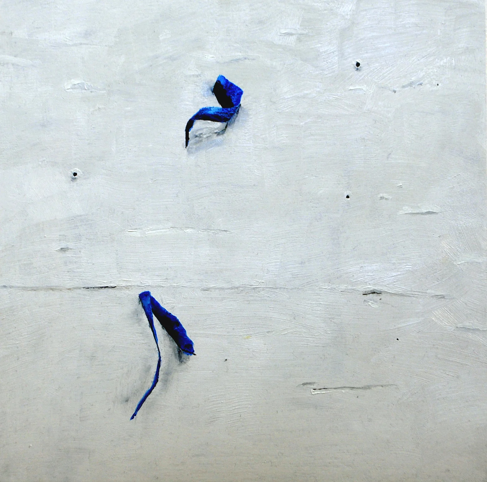 Untitled Drywall Painting, Oil on canvas, 8” x 8”, 2014