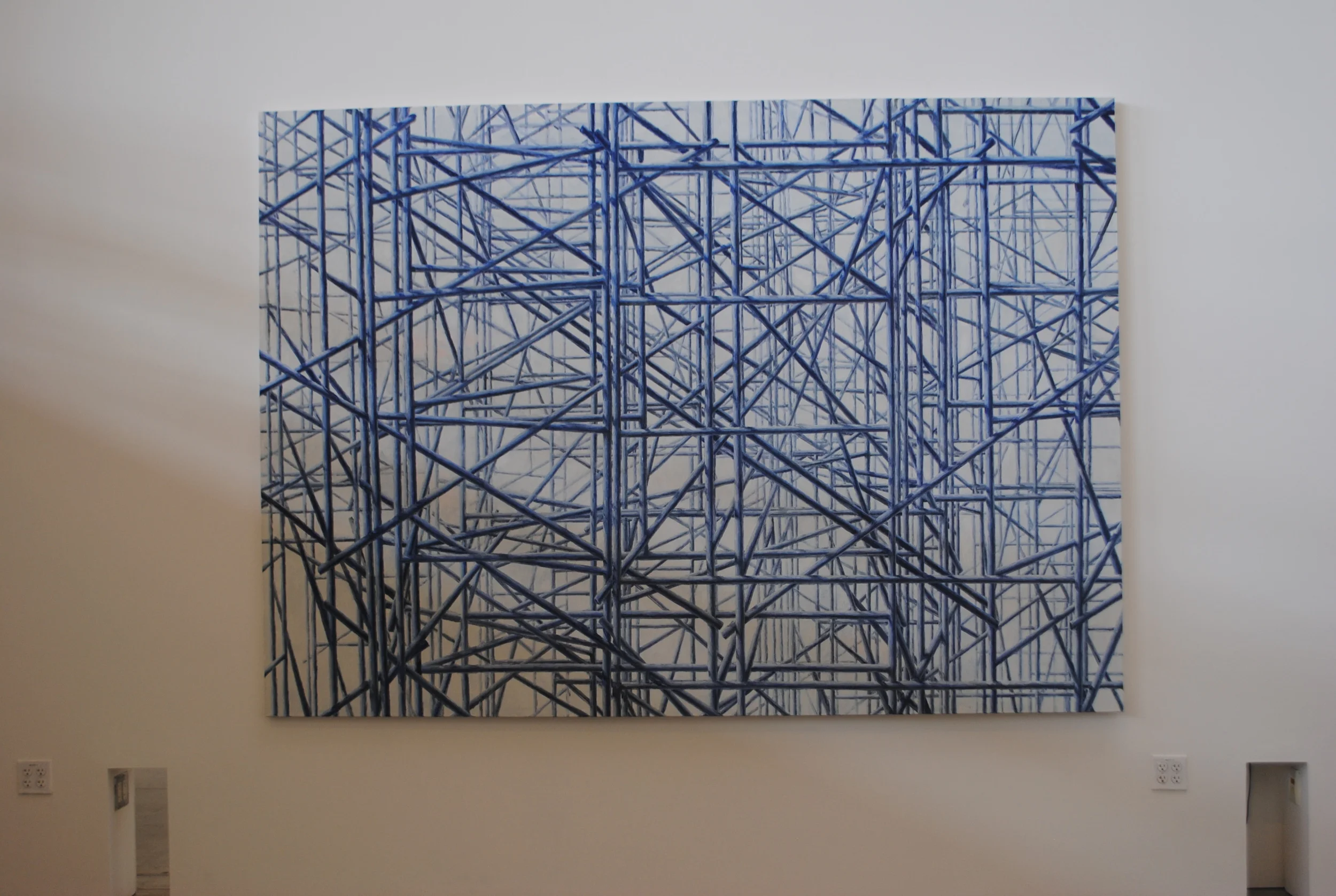 At Your Own Risk, 78” X 110”, Oil on canvas, 2014