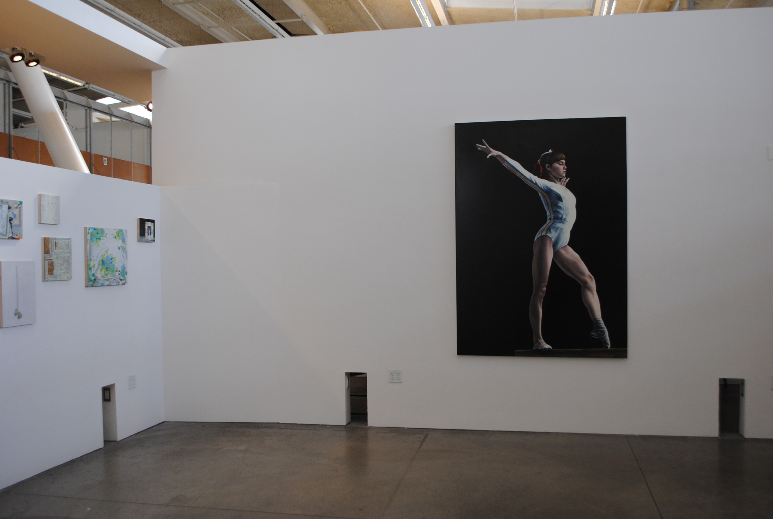 MFA show install view - West wall